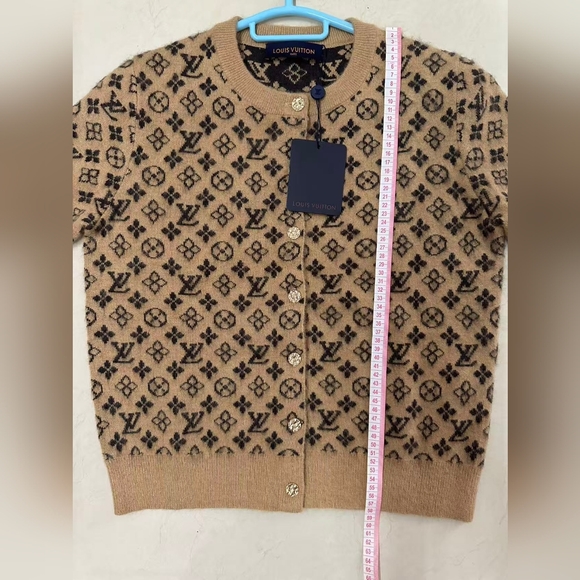 Louis Vuitton Round neck jacquard knitted cardigan - Picture 11 of 11